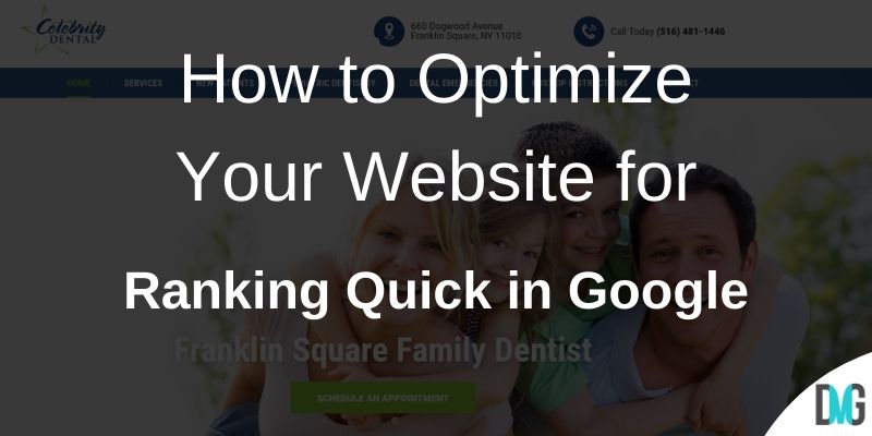 How to Optimize Your Website for Ranking Quick in Google